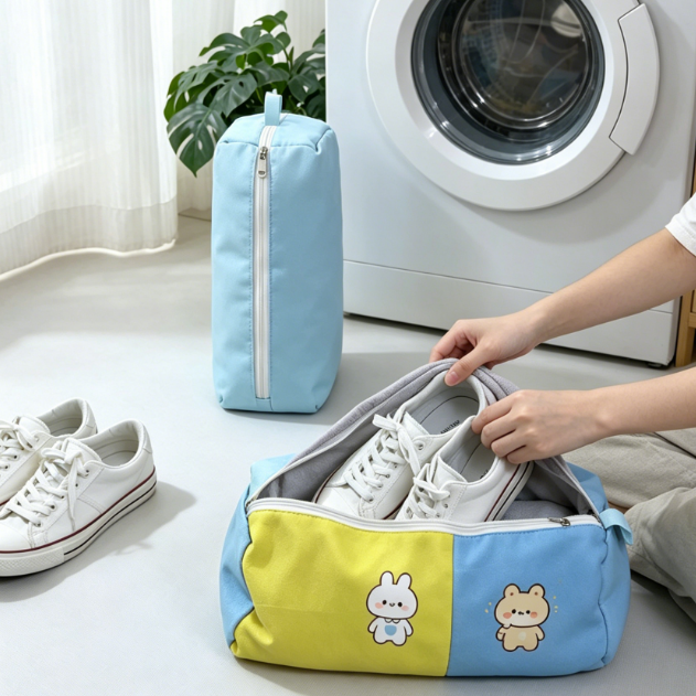 【日式懒人洗鞋袋】新款洗鞋神器洗衣机专用洗衣袋亚马逊跨境爆款